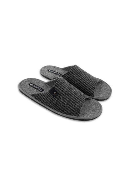 Belsta Grey felt slippers, size 45