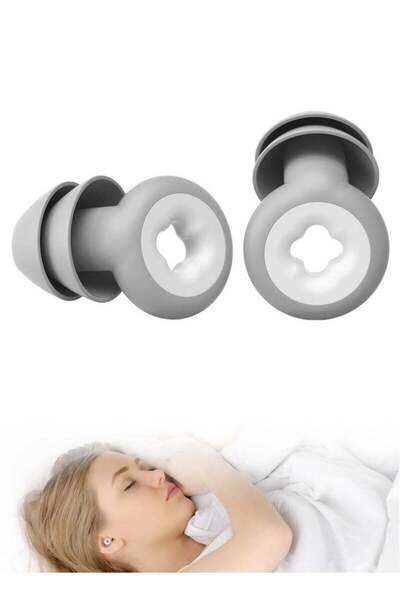 Arabest سدادات أذن للنوم مع خاصية إلغاء الضوضاء، سدادات أذن غامرة من السيليكون مع خاصية إلغاء الضوضاء