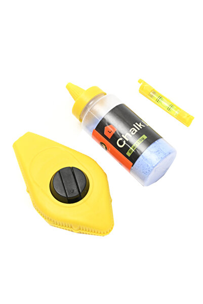 Lawazim Chalk Line Kit 3pcs Blue - Marking Tool for Construction and Woodwork