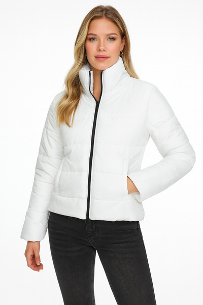 ETERNA UR Kadın Şişme Mont Dik Yaka Su Geçirmez