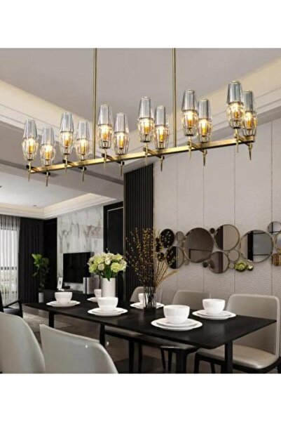 jury Orchestra Lighting Chandelier, 8 Bulbs