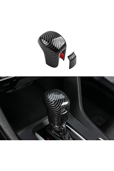 MAKINGTEC غطاء مقبض ناقل الحركة من الكربون لسيارة هوندا سيفيك من الجيل العاشر...