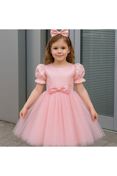 WON KIDS ÖZEL TASARIM SOMON RENK ABİYELER