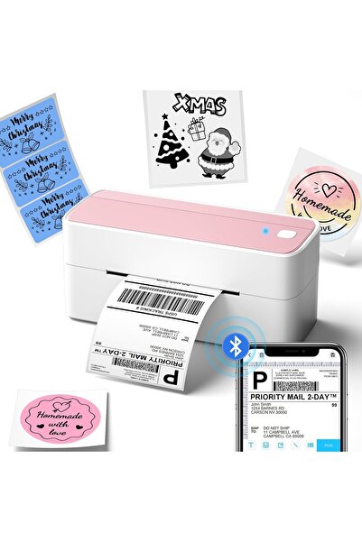 Phomemo Bluetooth Thermal Label Printer 241BT - Pink
