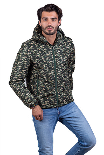 ARTIERI Hooded printed jacket