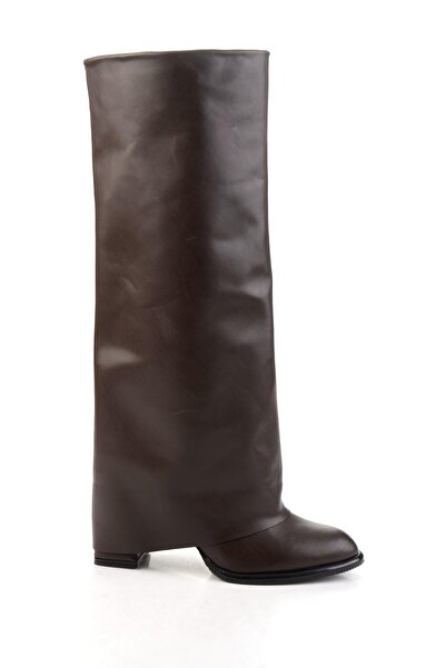 Bambi Kahve Kadın Çizme K03565090209