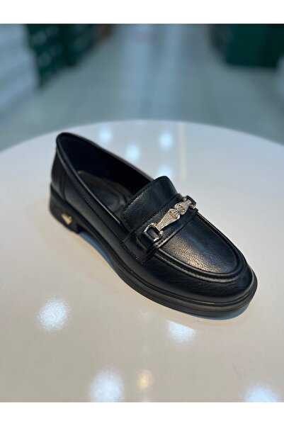 Alphus Hco Stone Buckle Women's Loafer Shoes