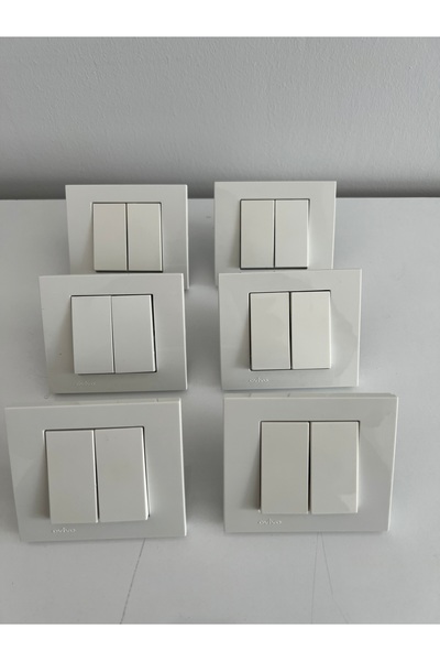 GenelTedarik Ovivo Commutator Frame Included 6-Pack White Color