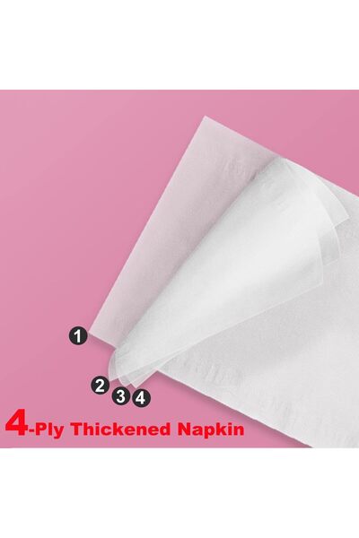 NALACAL Facial Tissue 4-Ply Wood Pulp, 400 Sheets/Pack (10 Packs)