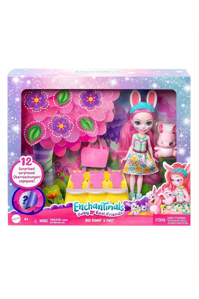 mattel Enchantimals Bestie Reveal Close Friend Dolls Hlk83 Hlk85 Bree Bunny a...