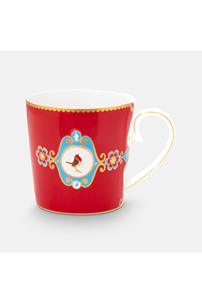 Pip Studio Love Birds Kırmızı Porselen Kupa 250 Ml