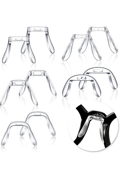 MAKINGTEC 24 Pieces U-Shaped Eyeglasses Nose Pads - 6 Styles