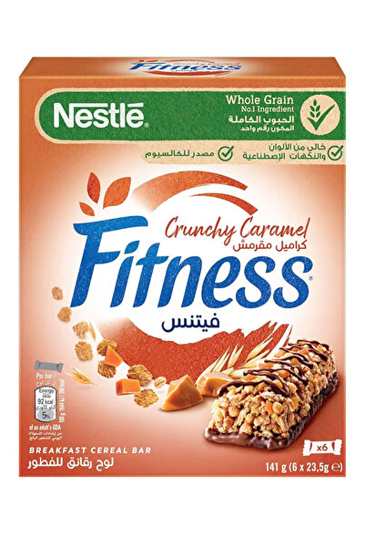 Nestle Fitness Crunchy Caramel Breakfast Cereal Bar 23.5 gm x 6