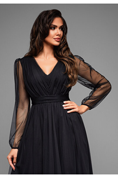 Larica by Ombre Rochie de seară LA-OM-DLR007 - neagră