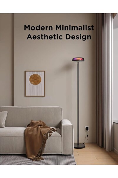 Govee Uplighter Floor Lamp Tri-Zone RGBIC Warm & Cold White Ripple, 1000 lm
