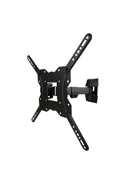 Well Wall Mount TV Bracket, Full Motion, Steel, 23"-55", VESA Compatible, Black