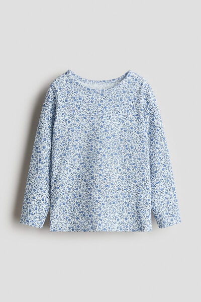 H&M Baskılı Jarse Üst