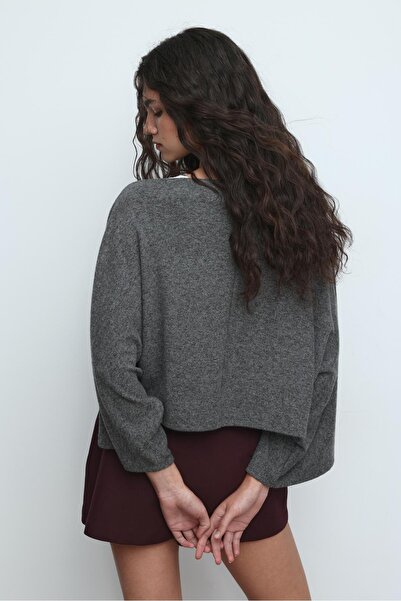 Stradivarius Boat neck cape top