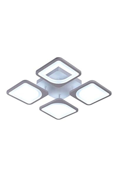 trandafi led LED Chandelier Square Design with Remote, Adjustable Intensity (8859/4)