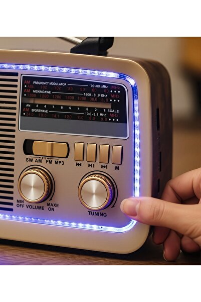 Generic Old Radio Speaker Bluetooth & HIFI-Speaker with Solar Panels, Sd Card, Usb And Aux Port Radio