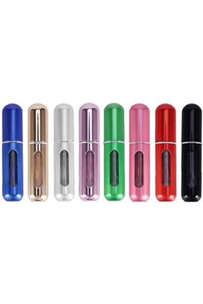 ENAR 8 عبوات عطر محمولة قابلة لإعادة التعبئة وزجاجات فارغة ومضخة وعلبة رذاذ عطرية ساخنة