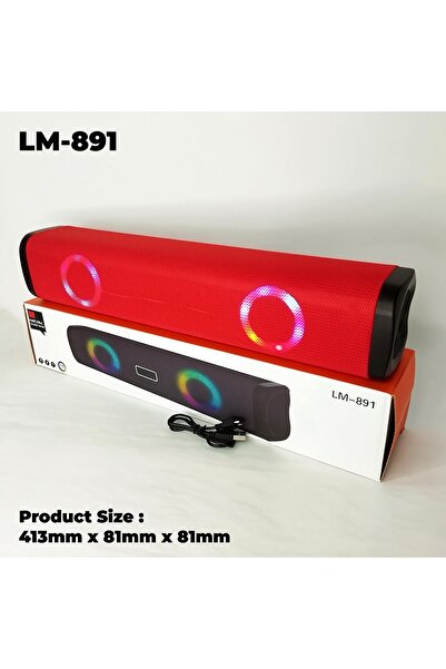 Generic Bluetooth Speaker with RGB Lights & Loud Stereo Sound, Wireless Portable Speaker with USB