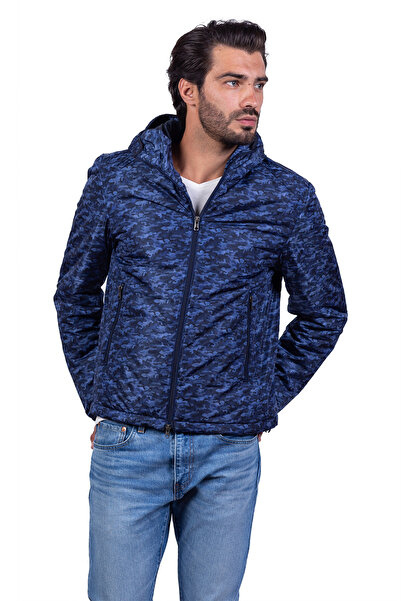 ARTIERI Hooded printed jacket