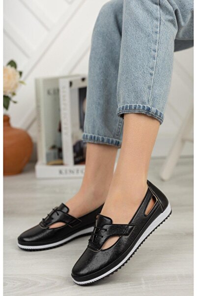 asmi shoes Women's Loren Black Casual Orthopedic Shoes