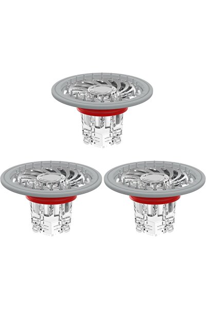 NALACAL مانع تدفق الشعر من مصارف الأرضيات المقاومة للروائح (3 قطع)