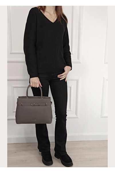 David Jones Dark gray women's bag CM7742 12