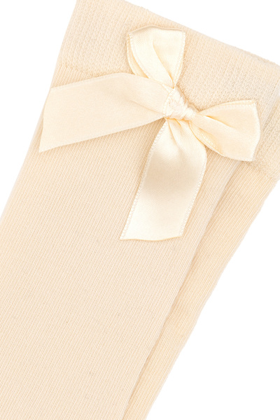 U.S. Polo Assn. Girl's Cream Socks 50314663-Vr256