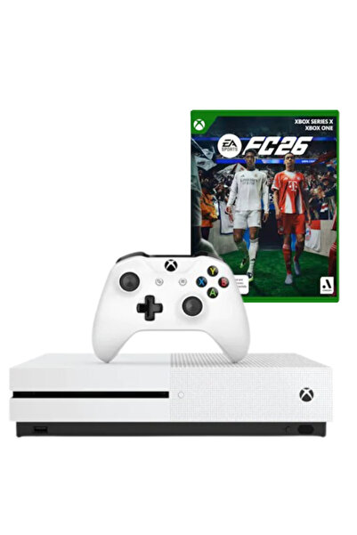 MICROSOFT Xbox One S 500GB Console, White (Second-Hand) + Controller + EA SPORTS FC 26