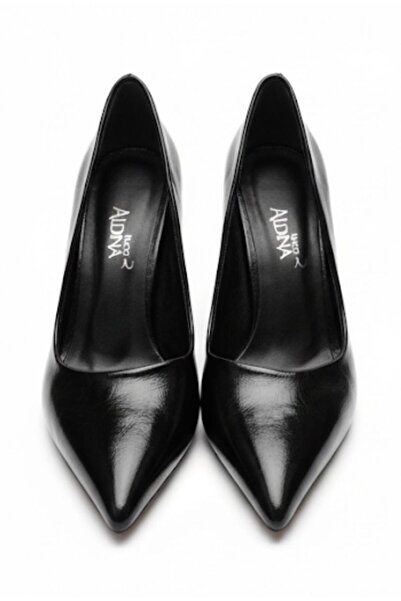 Aldina Nucci Cracked Patent Leather Stiletto Women's Thin Heels # 1070