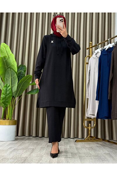 Azra Tesettür Siyah Alt Üst Takım