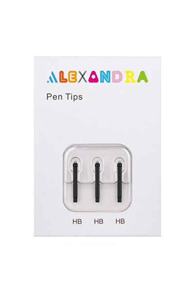 ALEXANDRA Original Surface Pen Tips Replacement (3 × HB) for Surface Pen / Surface Pro 4 (HB HB HB)