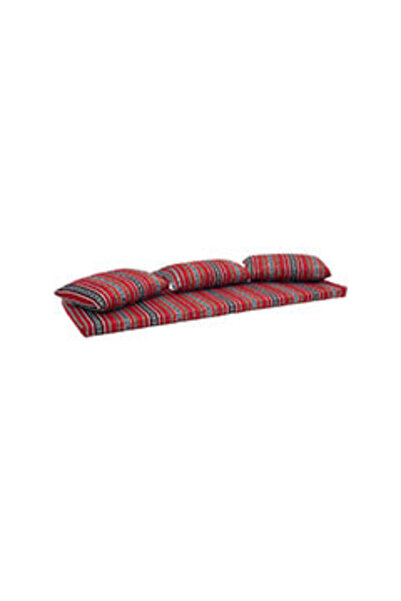 Generic Arabic Seating - Armrest - Type 1 - Red