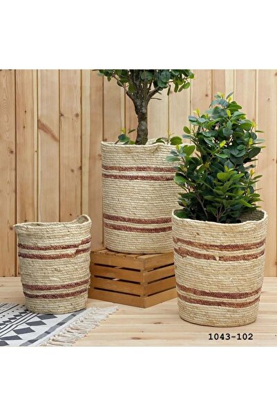 SPR Three-piece wicker basket set
