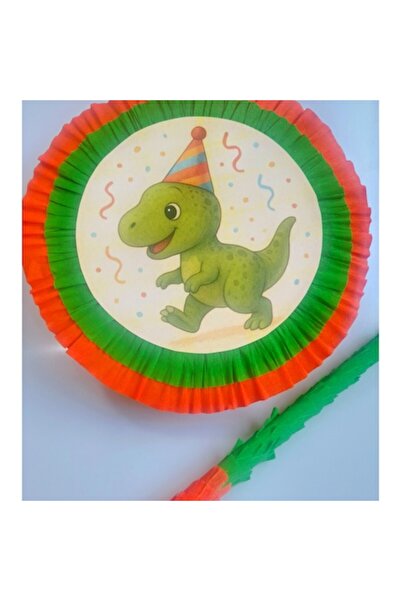 HappyHit Pinata cu dinozaur T-Rex, HappyHit, lucrată manual, 35 cm