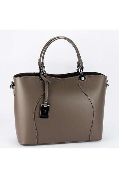 SOFILINE Geantă din piele naturală taupe B-1424A 125