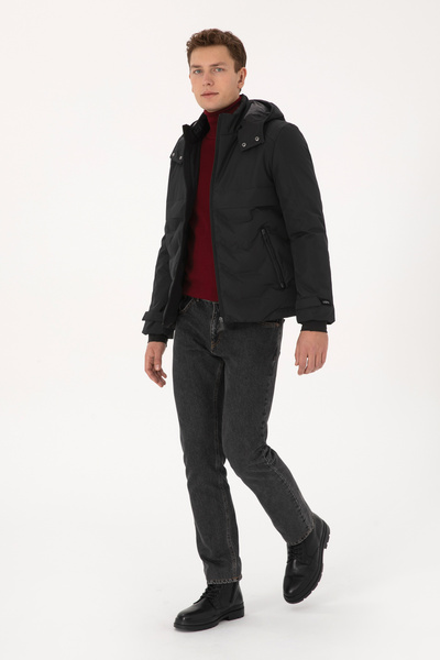 U.S. Polo Assn. Men's Black Coat 50311636-Vr046