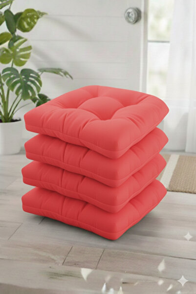 MİNDERHAN Chair Cushion 45X45 cm Oval Model on the Back