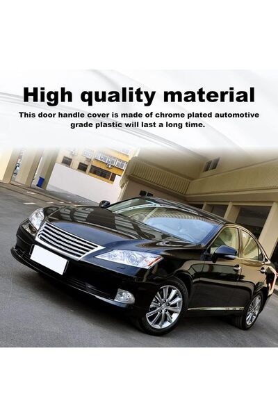 CmeRto غطاء مقبض الباب مطلي بالكروم متوافق مع لكزس ES350/LS460/LS600hl (69218-33010)