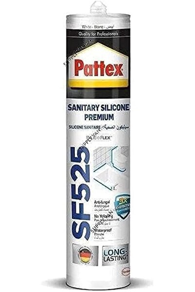 Pattex مانع تسرب صحي من السيليكون (أبيض، 280 مل، SF525)