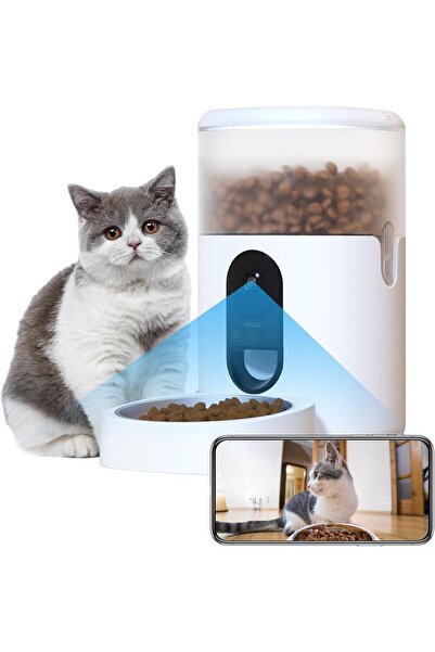 Imou PF1 Automatic Cat Feeder with 4MP Camera, 4L Capacity