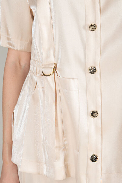 GUMANIZE Women's V-Neck Jacket Pants Set