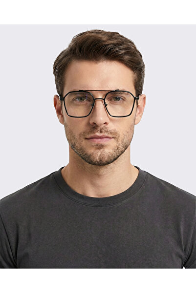 LUNOX Black Metal Blue Light Protection Computer Screen Glasses