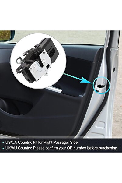 X AUTOHAUX محرك تشغيل قفل الباب الكهربائي - جهة الراكب الأمامية اليمنى (شيفروليه/جي إم سي/كاديلاك)