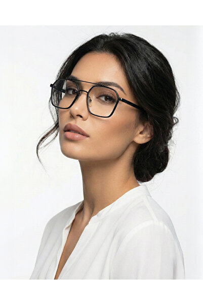 LUNOX Black Metal Blue Light Protection Computer Screen Glasses