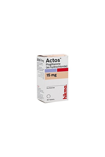 HIKMA ACTOS 15MG
