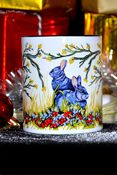 kokorodeco dekorasyon Lepora Black – 2026 Yılbaşı Özel El Çizimi Porselen Kup...